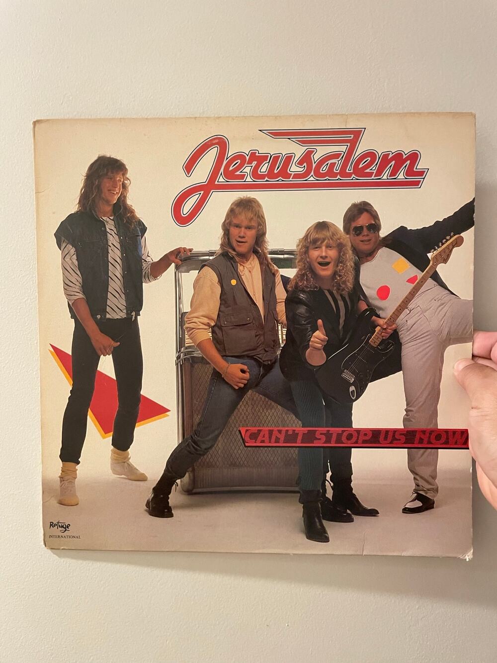 Jerusalem - Can't Stop Us Now LP vintage vinyl record rock